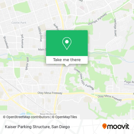 Mapa de Kaiser Parking Structure