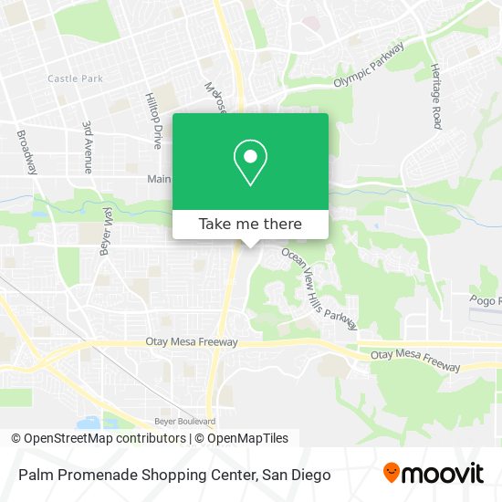 Mapa de Palm Promenade Shopping Center