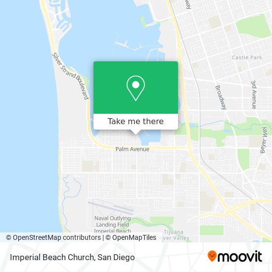 Imperial Beach Church map