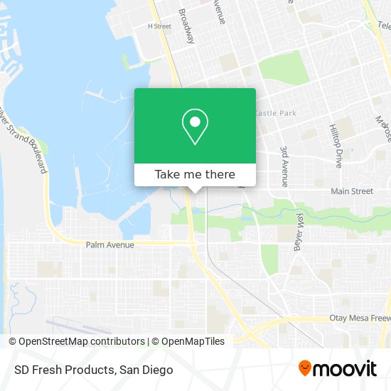 SD Fresh Products map