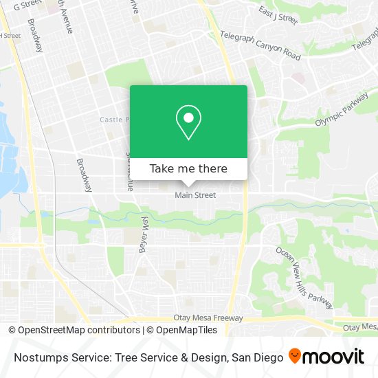 Mapa de Nostumps Service: Tree Service & Design