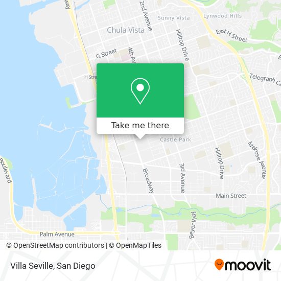 Villa Seville map