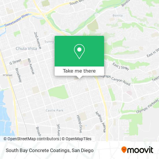 South Bay Concrete Coatings map