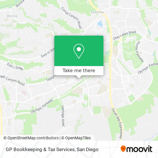 GP Bookkeeping & Tax Services map