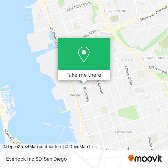 Mapa de Everlock Inc SD