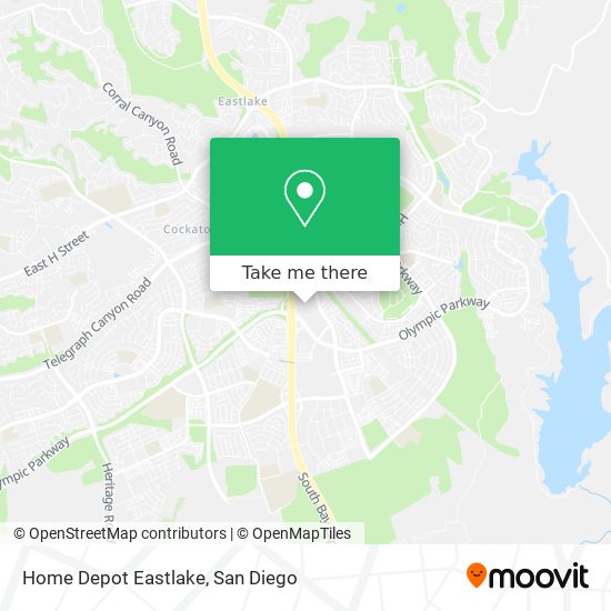 Mapa de Home Depot Eastlake