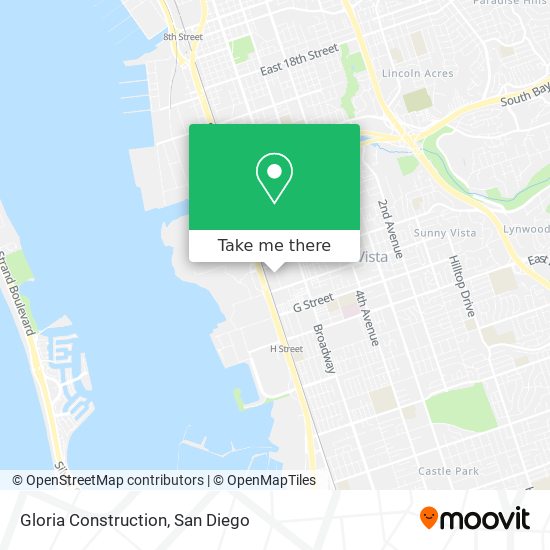 Gloria Construction map