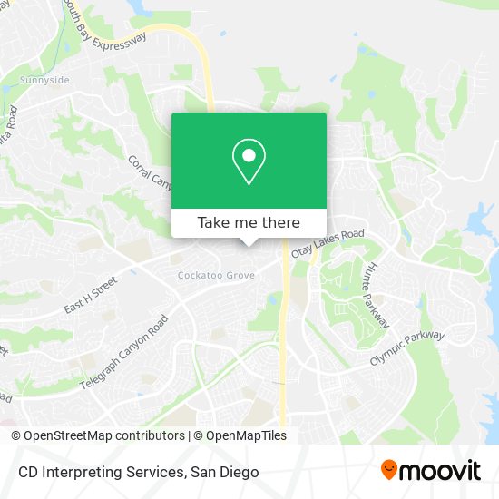 CD Interpreting Services map