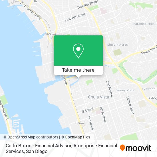 Mapa de Carlo Boton - Financial Advisor, Ameriprise Financial Services