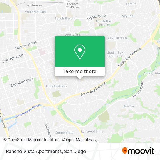 Rancho Vista Apartments map