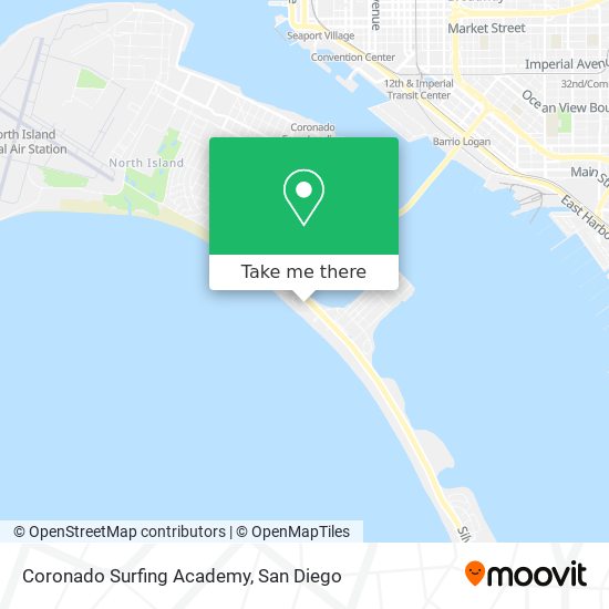 Coronado Surfing Academy map