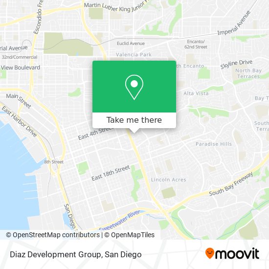 Diaz Development Group map