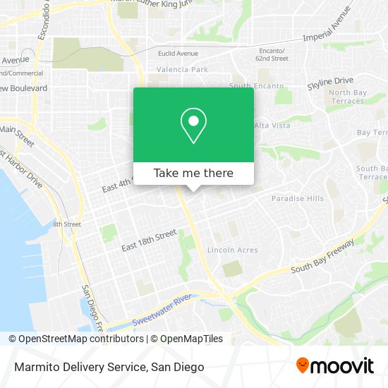 Mapa de Marmito Delivery Service