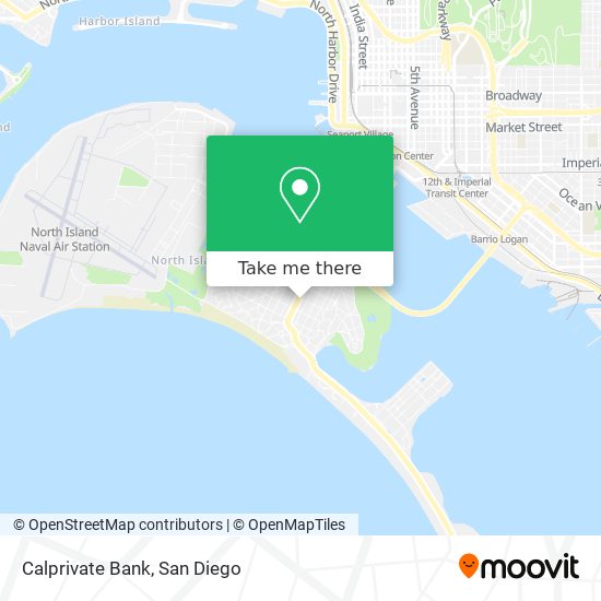 Calprivate Bank map