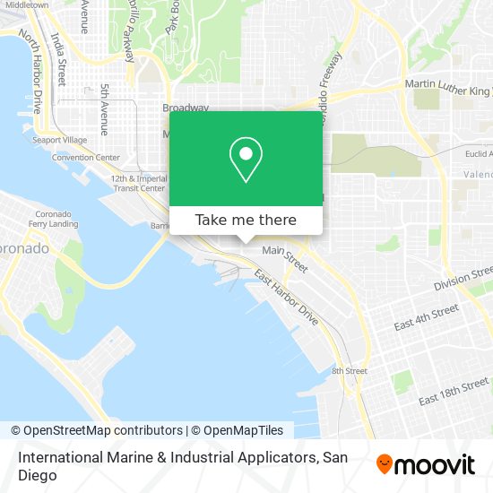 International Marine & Industrial Applicators map
