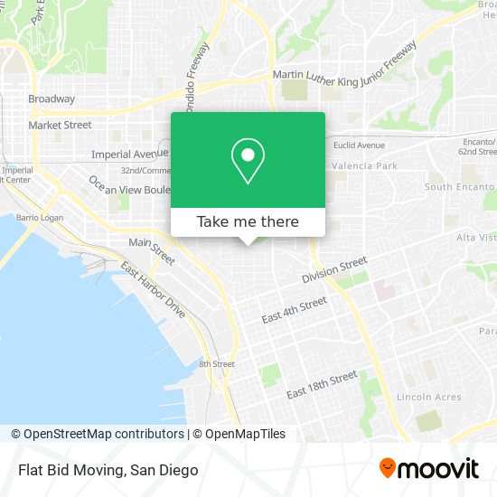 Flat Bid Moving map