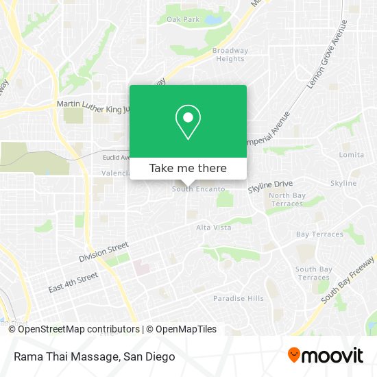 Rama Thai Massage map