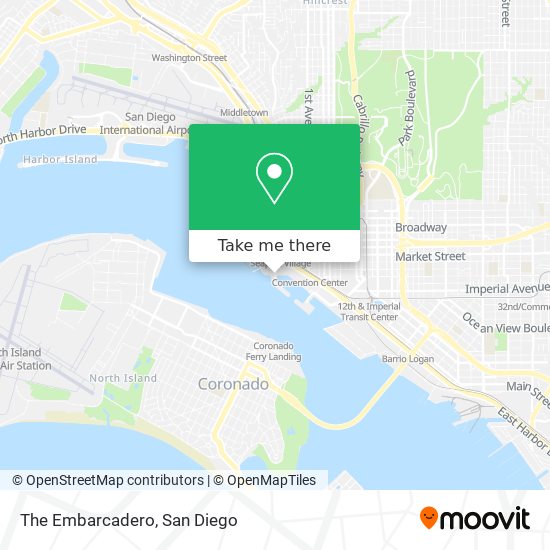 The Embarcadero map