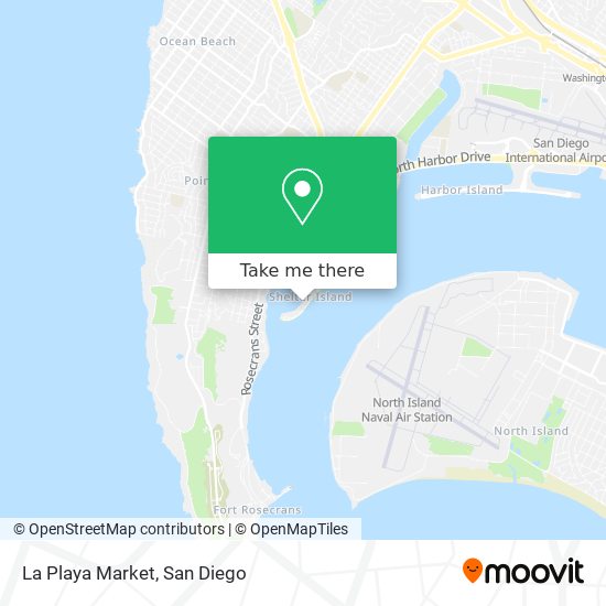 Mapa de La Playa Market