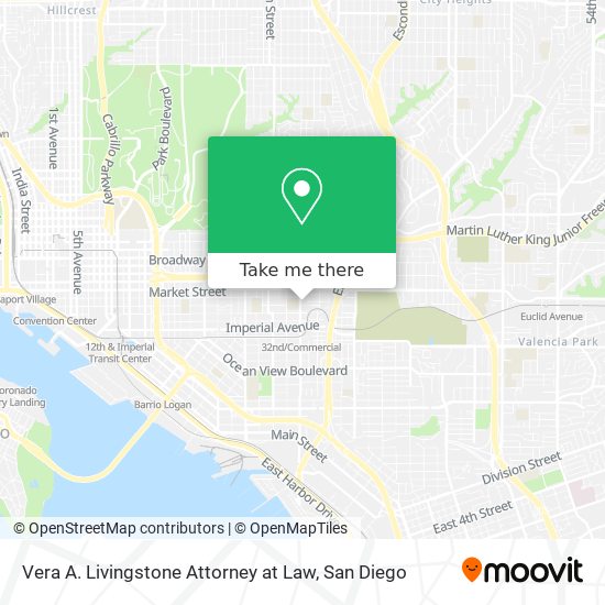 Vera A. Livingstone Attorney at Law map