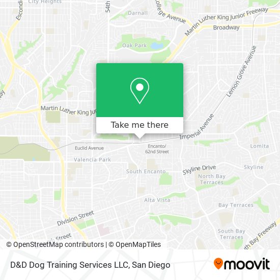 D&D Dog Training Services LLC map