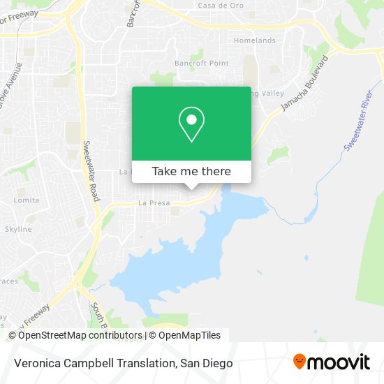 Mapa de Veronica Campbell Translation