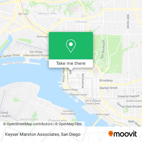 Mapa de Keyser Marston Associates
