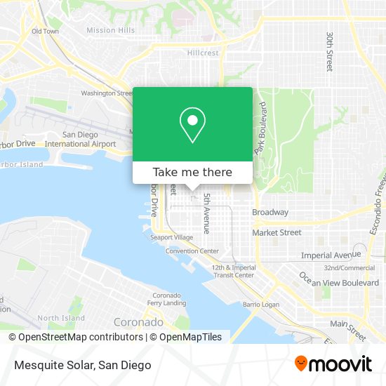 Mesquite Solar map