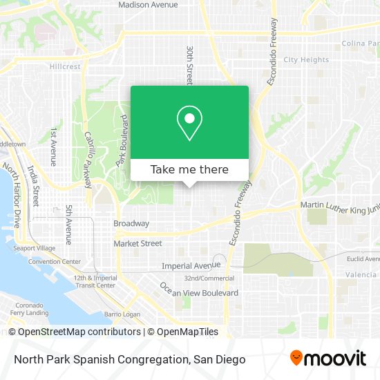 Mapa de North Park Spanish Congregation