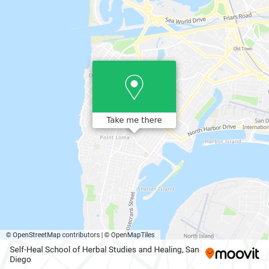 Mapa de Self-Heal School of Herbal Studies and Healing