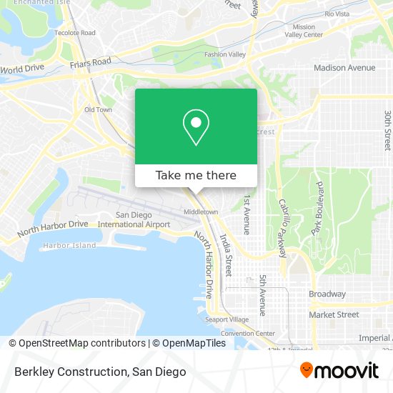 Mapa de Berkley Construction