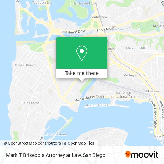 Mapa de Mark T Brisebois Attorney at Law