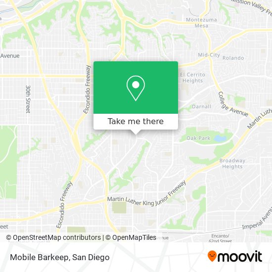 Mobile Barkeep map
