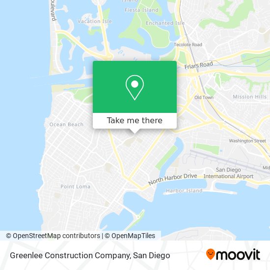 Mapa de Greenlee Construction Company