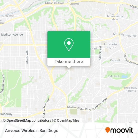 Airvoice Wireless map