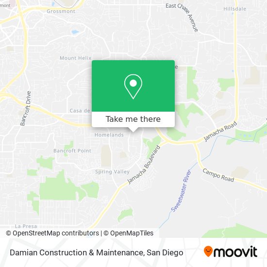 Damian Construction & Maintenance map
