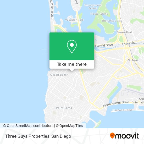 Three Guys Properties map