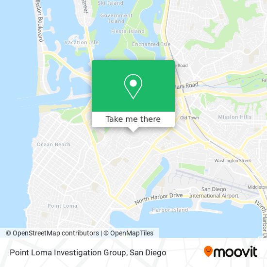 Mapa de Point Loma Investigation Group