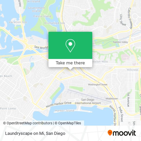 Laundryscape on Mi map