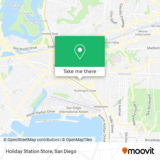 Mapa de Holiday Station Store