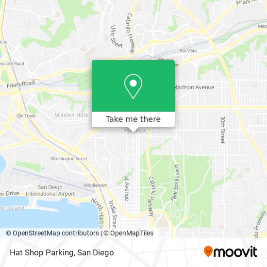 Mapa de Hat Shop Parking
