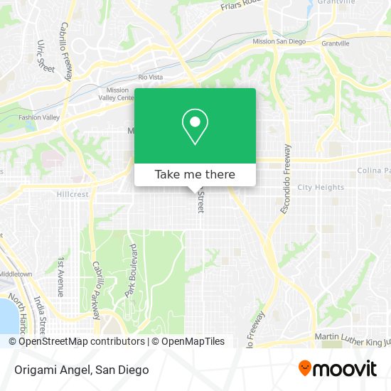 Origami Angel map