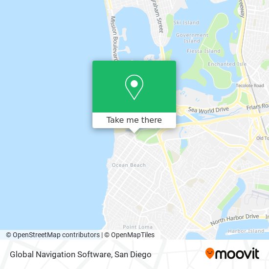 Mapa de Global Navigation Software