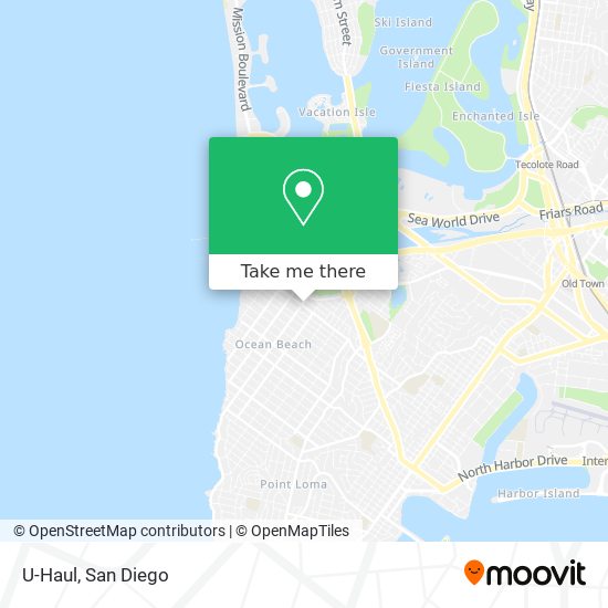 U-Haul map