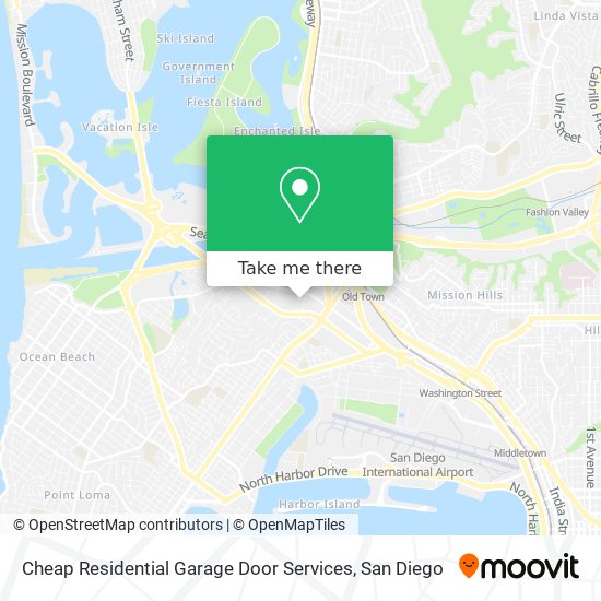 Mapa de Cheap Residential Garage Door Services