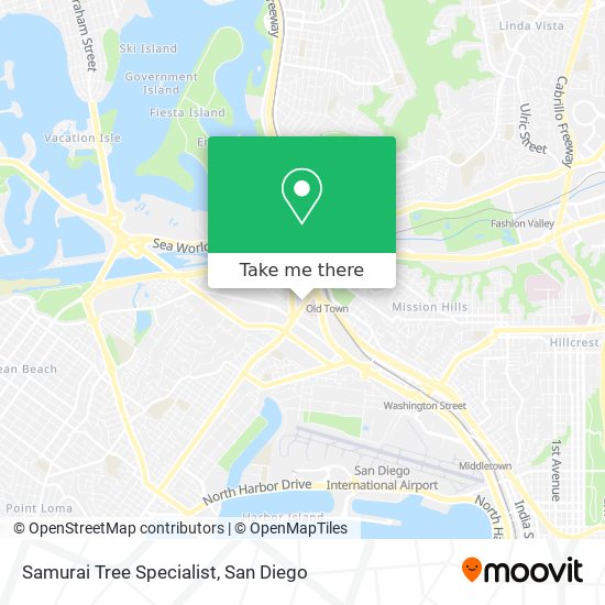 Samurai Tree Specialist map