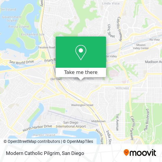 Mapa de Modern Catholic Pilgrim