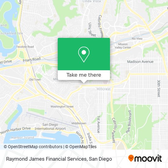 Mapa de Raymond James Financial Services