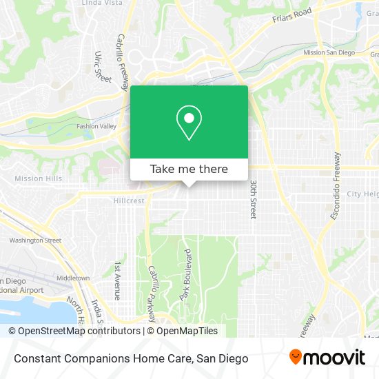 Mapa de Constant Companions Home Care