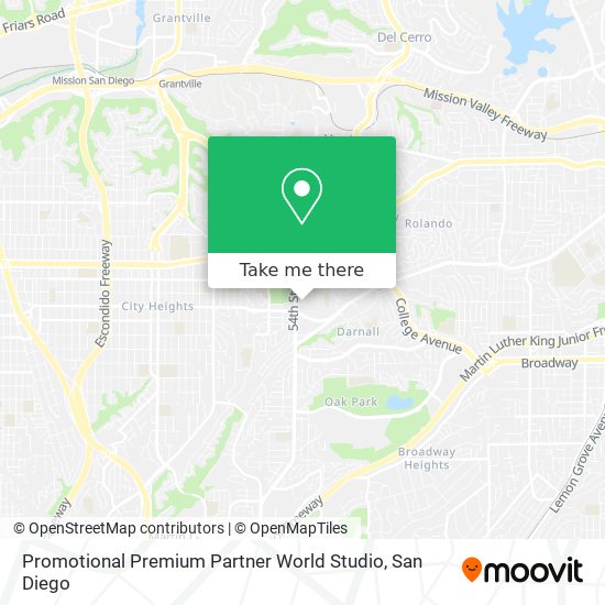 Mapa de Promotional Premium Partner World Studio